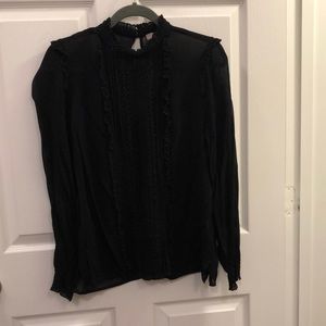 Forever 21 black sheer top